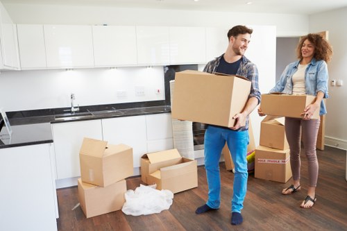 Urgent house move preparation in a Crystal Palace street