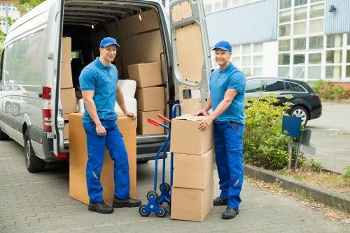 Sturdy cardboard boxes and protective wrap for relocation in Crystal Palace