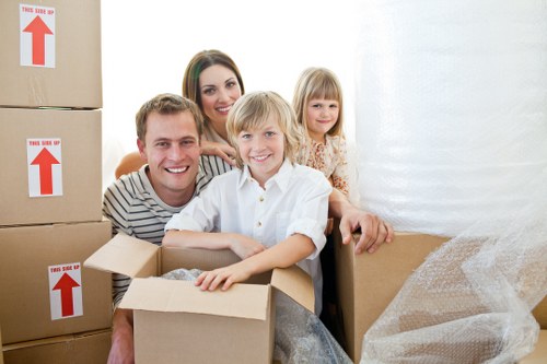 Van loading furniture and boxes for a Crystal Palace house move