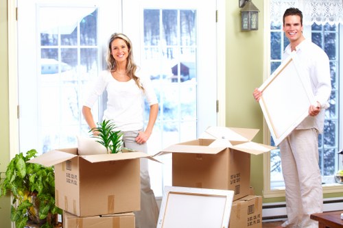 Unpacking boxes and arranging essentials in a new Crystal Palace home